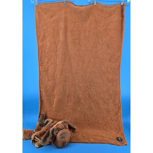 Zoobies Pets Poco Dog Plush 16x8x8" W/ Stuff In Blanket 33x52" Nap Travel 2010